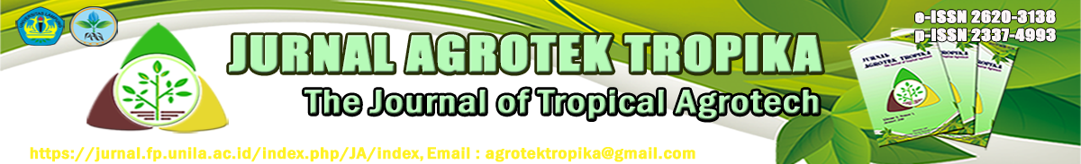Jurnal Agrotek Tropika